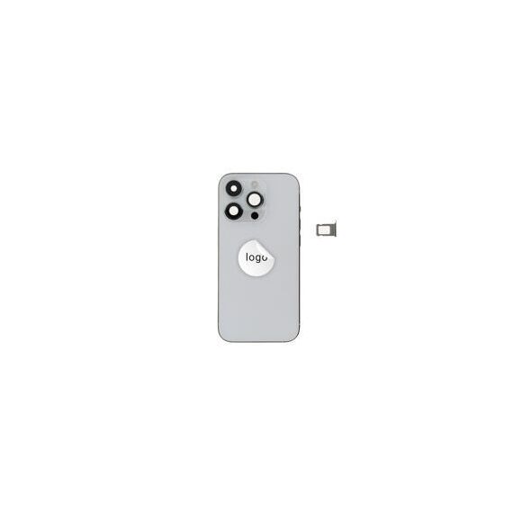 For iPhone/iPad (AP14P0024SPSP-C) Rear Cover (Pulled C) incl. small parts - Silver, For iPhone 14 Pro - Smartphone Covers & Frames - Smartphone - Techbox