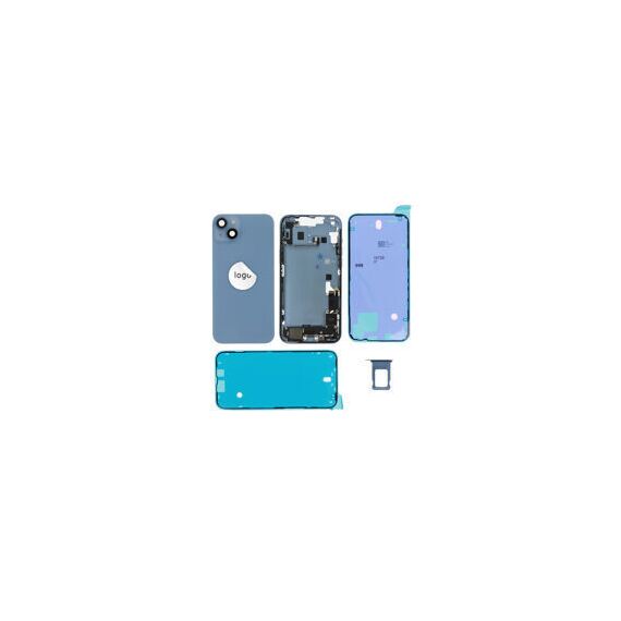 For iPhone/iPad (AP14PL0024BLPSP-C) Rear Cover (Pulled C) incl. small parts - Blue, For iPhone 14 Plus - Smartphone Covers & Frames - Smartphone - Techbox
