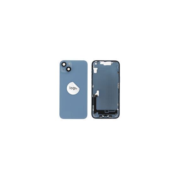 For iPhone/iPad (AP14PL0024BLPSP-C) Rear Cover (Pulled C) incl. small parts - Blue, For iPhone 14 Plus - Smartphone Covers & Frames - Smartphone - Techbox