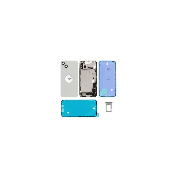 For iPhone/iPad (AP14PL0024WPSP-C) Rear Cover (Pulled C) incl. small parts - White, For iPhone 14 Plus - Smartphone Covers & Frames - Smartphone - Techbox