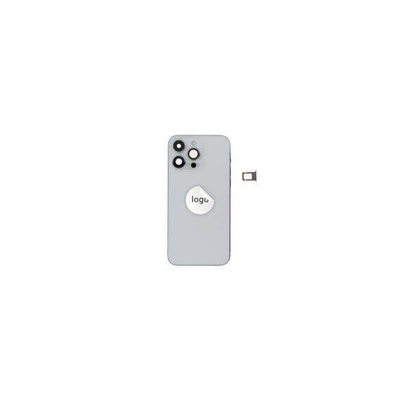 For iPhone/iPad (AP14PM0024SPSP) Rear Cover (Pulled A) incl. small parts - Silver, For iPhone 14 Pro Max | Techbox