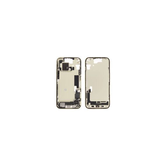 For iPhone/iPad (AP150021YPSP) Middle Frame (Pulled A) incl. small parts - Yellow, For iPhone 15 - Smartphone Covers & Frames - Smartphone - Techbox