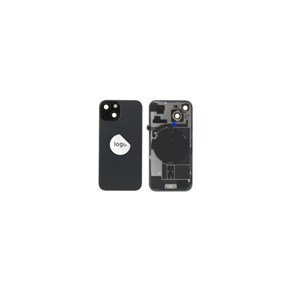 For iPhone/iPad (AP150024BP) Rear Cover - Black (Pulled incl middle frame), for model iPhone 15 (with buttons and without smallparts) - Smartphone Covers & Frames - Smartphone - Techbox
