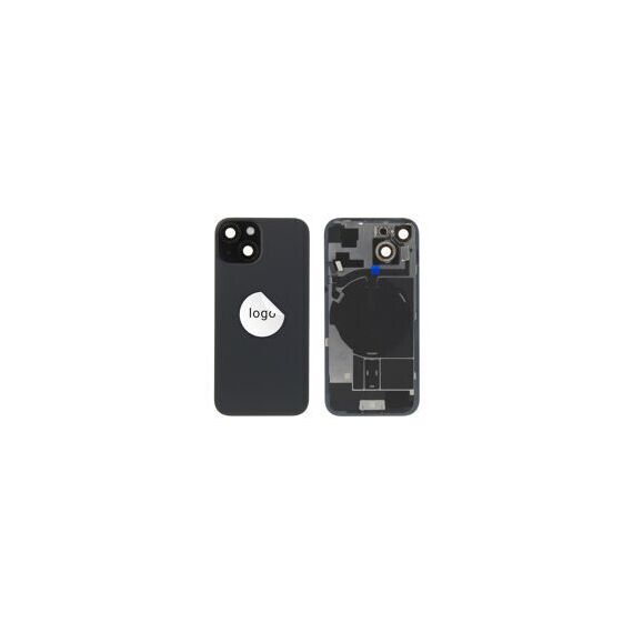 For iPhone/iPad (AP150024BPSP) Rear Cover - Black (Pulled incl middle frame), for model iPhone 15 (incl. smallparts) - Smartphone Covers & Frames - Smartphone - Techbox