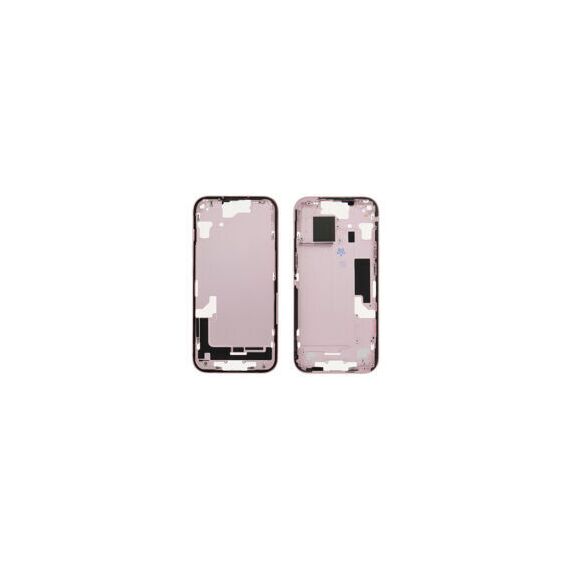 For iPhone/iPad (AP150024PIP) Rear Cover - Pink (Pulled incl middle frame), for model iPhone 15 (with buttons and without smallparts) - Smartphone Covers & Frames - Smartphone - Techbox
