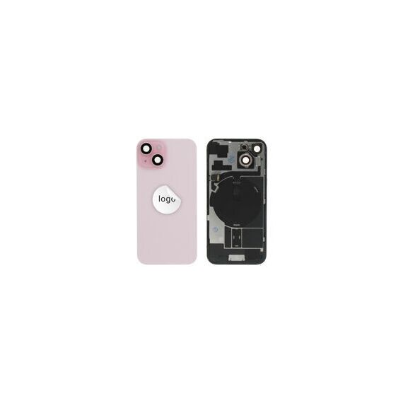For iPhone/iPad (AP150024PIPSP) Rear Cover - Pink (Pulled incl middle frame), for model iPhone 15 (incl. smallparts) | Techbox