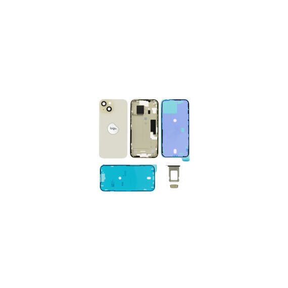 For iPhone/iPad (AP150024YP) Rear Cover - Yellow (Pulled incl middle frame), for model iPhone 15 (with buttons and without smallparts) - Smartphone Covers & Frames - Smartphone - Techbox