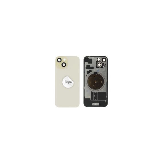 For iPhone/iPad (AP150024YP) Rear Cover - Yellow (Pulled incl middle frame), for model iPhone 15 (with buttons and without smallparts) - Smartphone Covers & Frames - Smartphone - Techbox