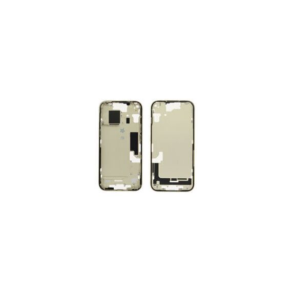 For iPhone/iPad (AP150024YP) Rear Cover - Yellow (Pulled incl middle frame), for model iPhone 15 (with buttons and without smallparts) - Smartphone Covers & Frames - Smartphone - Techbox