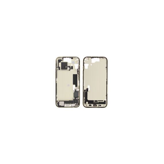 For iPhone/iPad (AP150024YPSP-C) Rear Cover (Pulled C) incl. small parts - Yellow, For iPhone 15 - Smartphone Covers & Frames - Smartphone - Techbox