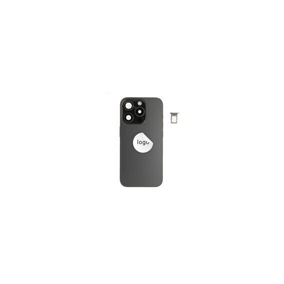 For iPhone/iPad (AP15P0024BPSP-C) Rear Cover (Pulled C) incl. small parts - Black, For iPhone 15 Pro - Smartphone Covers & Frames - Smartphone - Techbox