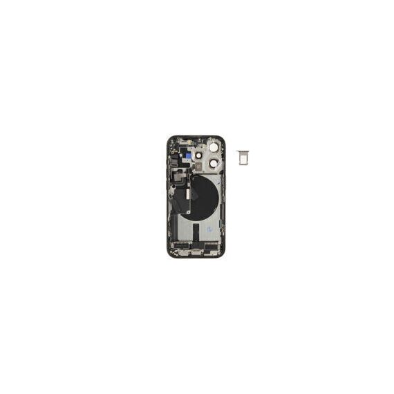For iPhone/iPad (AP15P0024BPSP-C) Rear Cover (Pulled C) incl. small parts - Black, For iPhone 15 Pro - Smartphone Covers & Frames - Smartphone - Techbox