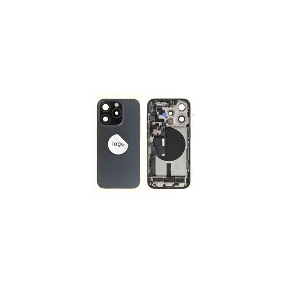 For iPhone/iPad (AP15P24BLPSP) Rear Cover - Blue Titanium (Pulled incl middle frame), for model iPhone 15 Pro (incl. smallparts) - Smartphone Covers & Frames - Smartphone - Techbox