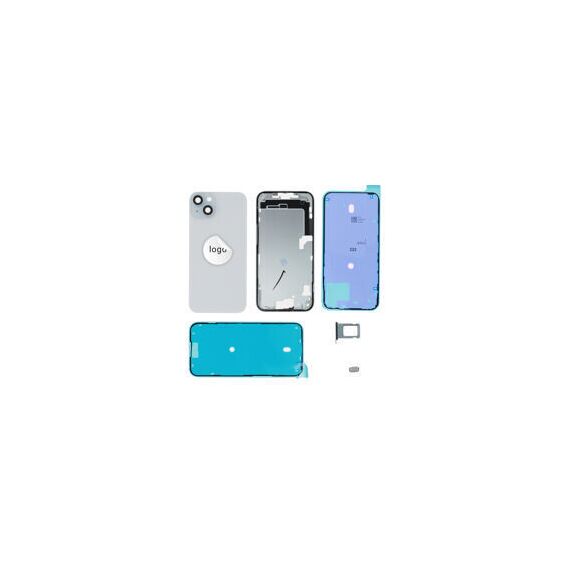 For iPhone/iPad (AP15PL0024BLP) Rear Cover - Blue (Pulled incl middle frame), for model iPhone 15 Plus (with buttons and without smallparts) - Smartphone Covers & Frames - Smartphone - Techbox