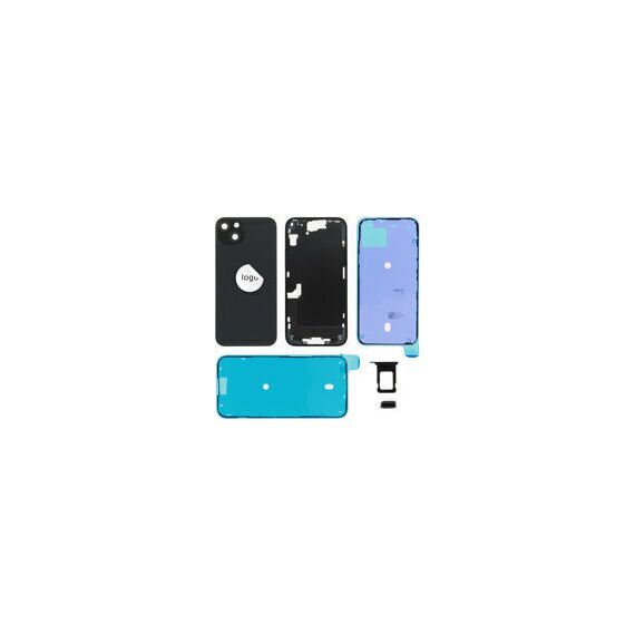 For iPhone/iPad (AP15PL0024BP) Rear Cover - Black (Pulled incl middle frame), for model iPhone 15 Plus (with buttons and without smallparts) - Smartphone Covers & Frames - Smartphone - Techbox