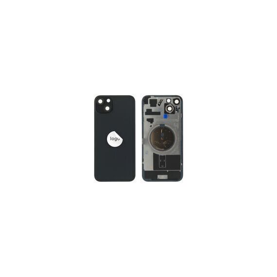 For iPhone/iPad (AP15PL0024BP) Rear Cover - Black (Pulled incl middle frame), for model iPhone 15 Plus (with buttons and without smallparts) - Smartphone Covers & Frames - Smartphone - Techbox