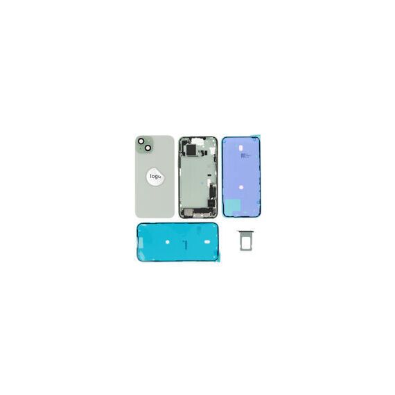 For iPhone/iPad (AP15PL0024GRNPSP-B) Rear Cover (Pulled B) incl. small parts - Green, For iPhone 15 Plus - Smartphone Covers & Frames - Smartphone - Techbox