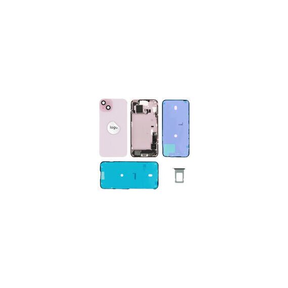 For iPhone/iPad (AP15PL0024PIPSP) Rear Cover - Pink (Pulled incl middle frame), for model iPhone 15 Plus (incl. smallparts) - Smartphone Covers & Frames - Smartphone - Techbox