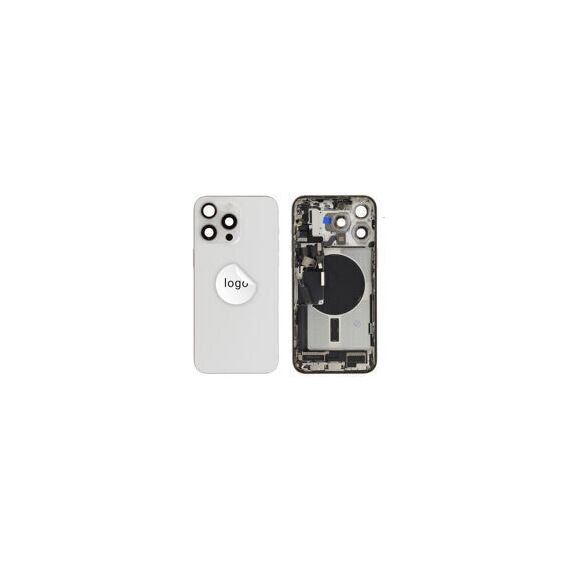 For iPhone/iPad (AP15PM0024WPSP-C) Rear Cover (Pulled C) incl. small parts - White, For iPhone 15 Pro Max - Smartphone Covers & Frames - Smartphone - Techbox