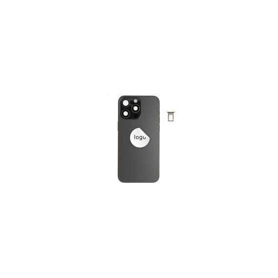 For iPhone/iPad (AP15PM24BPSP) Rear Cover - Black Titanium (Pulled incl middle frame), for model iPhone 15 Pro Max (incl. smallparts) - Smartphone Covers & Frames - Smartphone - Techbox