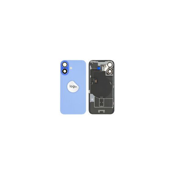For iPhone/iPad (AP160024BLPSP-B) Rear Cover (Pulled B) incl. small parts - Blue, For iPhone 16 - Smartphone Covers & Frames - Smartphone - Techbox
