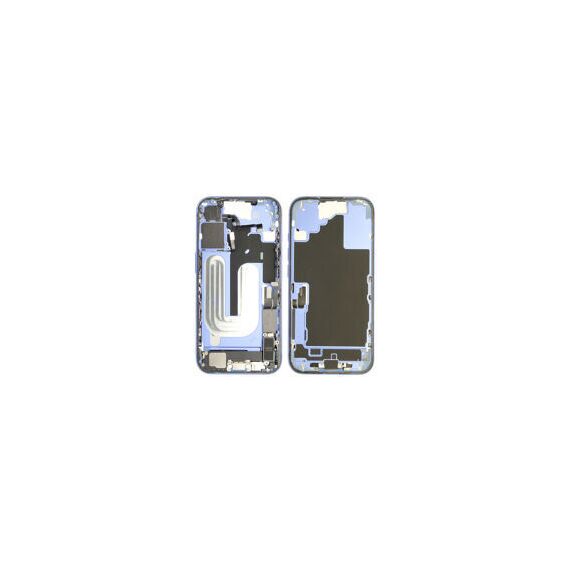For iPhone/iPad (AP160024BLPSP-B) Rear Cover (Pulled B) incl. small parts - Blue, For iPhone 16 - Smartphone Covers & Frames - Smartphone - Techbox