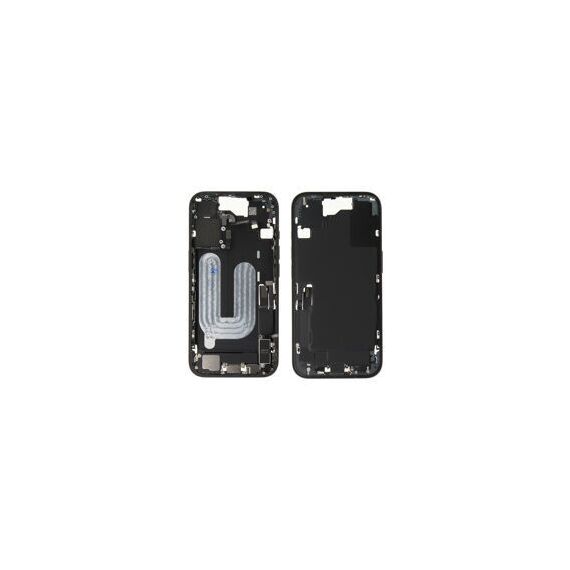 For iPhone/iPad (AP160024BPSP-C) Rear Cover (Pulled C) incl. small parts - Black, For iPhone 16 - Smartphone Covers & Frames - Smartphone - Techbox