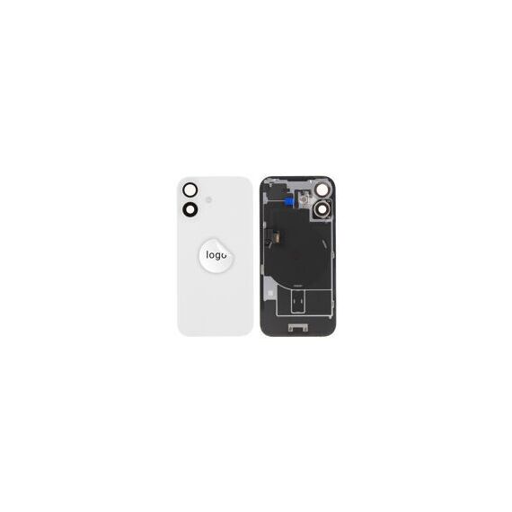 For iPhone/iPad (AP160024WPSP-C) Rear Cover (Pulled C) incl. small parts - White, For iPhone 16 - Smartphone Covers & Frames - Smartphone - Techbox