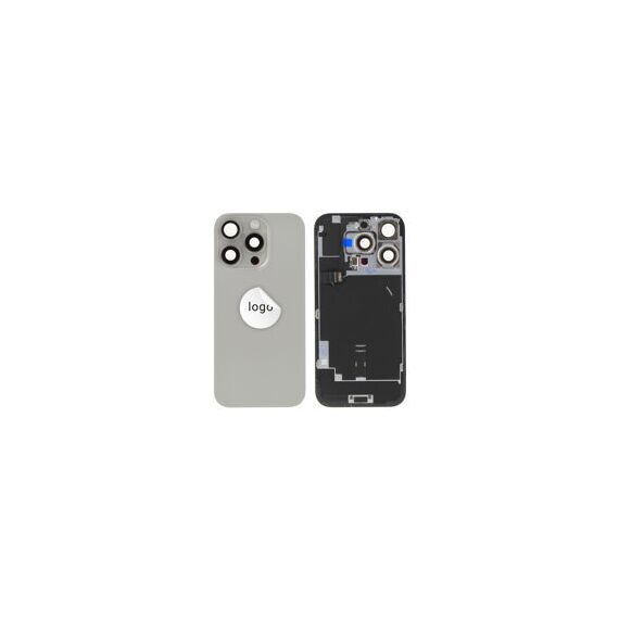 For iPhone/iPad (AP16P0024GRPSP-B) Rear Cover (Pulled B) incl. small parts - Grey, For iPhone 16 Pro - Smartphone Covers & Frames - Smartphone - Techbox