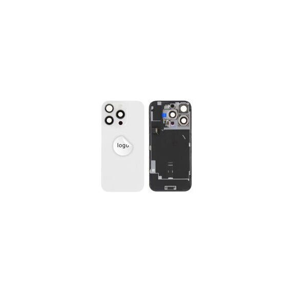 For iPhone/iPad (AP16P0024WPSP) Rear Cover (Pulled A) incl. small parts - White, For iPhone 16 Pro - Smartphone Covers & Frames - Smartphone - Techbox
