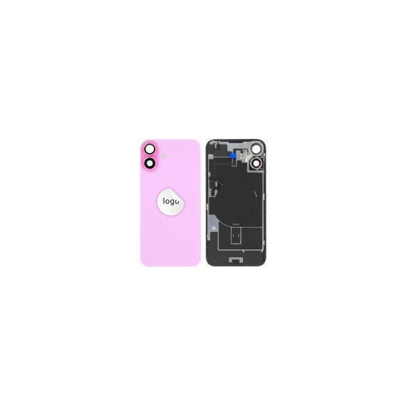 For iPhone/iPad (AP16PL0024PIPSP-B) Rear Cover (Pulled B) incl. small parts - Pink, For iPhone 16 Plus - Smartphone Covers & Frames - Smartphone - Techbox