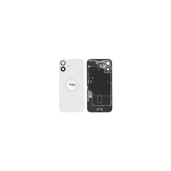 For iPhone/iPad (AP16PL0024WPSP-B) Rear Cover (Pulled B) incl. small parts - White, For iPhone 16 Plus - Smartphone Covers & Frames - Smartphone - Techbox
