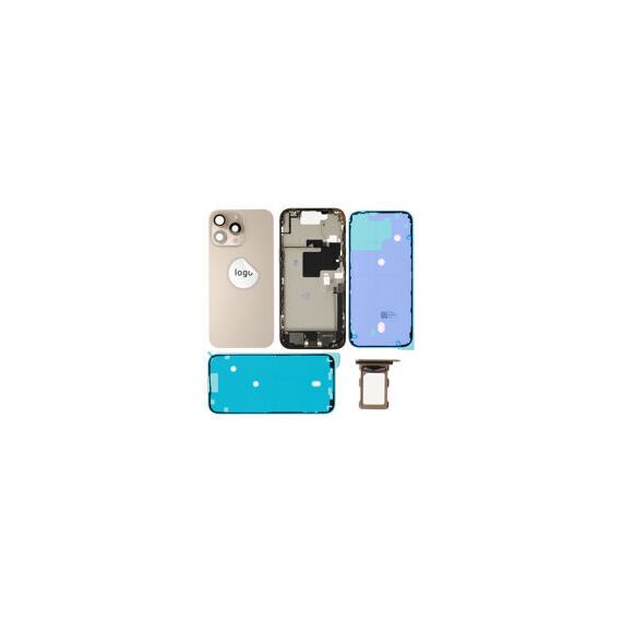 For iPhone/iPad (AP16PM0024GOPSP-C) Rear Cover (Pulled C) incl. small parts - Cream, For iPhone 16 Pro Max - Smartphone Covers & Frames - Smartphone - Techbox