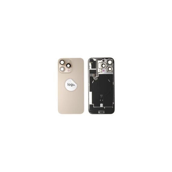 For iPhone/iPad (AP16PM0024GOPSP-C) Rear Cover (Pulled C) incl. small parts - Cream, For iPhone 16 Pro Max - Smartphone Covers & Frames - Smartphone - Techbox