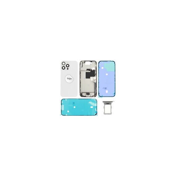 For iPhone/iPad (AP16PM0024WPSP-B) Rear Cover (Pulled B) incl. small parts - White, For iPhone 16 Pro Max - Smartphone Covers & Frames - Smartphone - Techbox