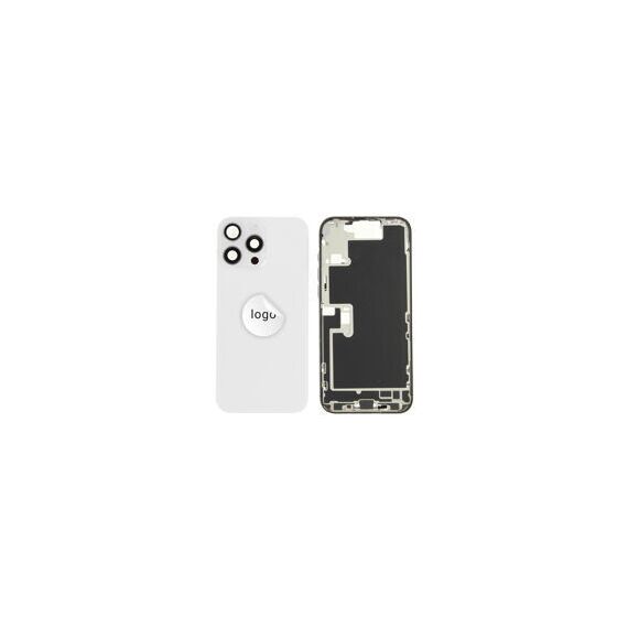 For iPhone/iPad (AP16PM0024WPSP) Rear Cover (Pulled A) incl. small parts - White, For iPhone 16 Pro Max - Smartphone Covers & Frames - Smartphone - Techbox