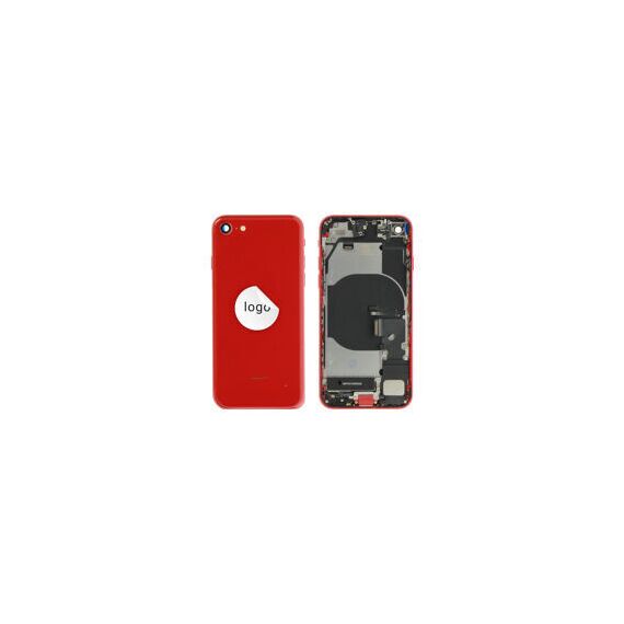 For iPhone/iPad (APSE0024RPSP-B) Rear Cover (Pulled B) incl. small parts - Red, For iPhone SE (2022) - Smartphone Covers & Frames - Smartphone - Techbox