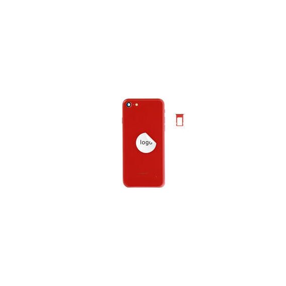 For iPhone/iPad (APSE0024RPSP-B) Rear Cover (Pulled B) incl. small parts - Red, For iPhone SE (2022) - Smartphone Covers & Frames - Smartphone - Techbox