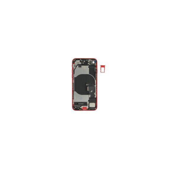 For iPhone/iPad (APSE0024RPSP) Rear Cover (Pulled A) incl. small parts - Red, For iPhone SE (2022) - Smartphone Covers & Frames - Smartphone - Techbox