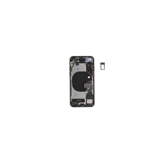 For iPhone/iPad (APSE200024BPSP-C) Rear Cover (Pulled C) incl. small parts - Black, For iPhone SE (2020) | Techbox