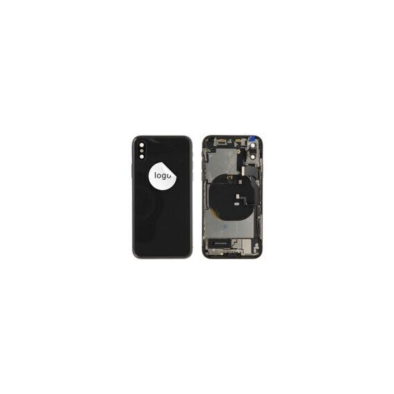 For iPhone/iPad (APX0024GRPSP-C) Rear Cover (Pulled C) incl. small parts - Space Grey, For iPhone X - Smartphone Covers & Frames - Smartphone - Techbox