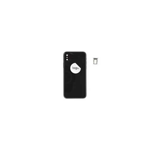 For iPhone/iPad (APX0024GRPSP-C) Rear Cover (Pulled C) incl. small parts - Space Grey, For iPhone X - Smartphone Covers & Frames - Smartphone - Techbox