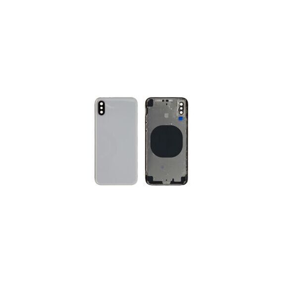 For iPhone/iPad (APX0024S) Rear Cover - Silver, for model iPhone X (excl. Logo) - Smartphone Covers & Frames - Smartphone - Techbox