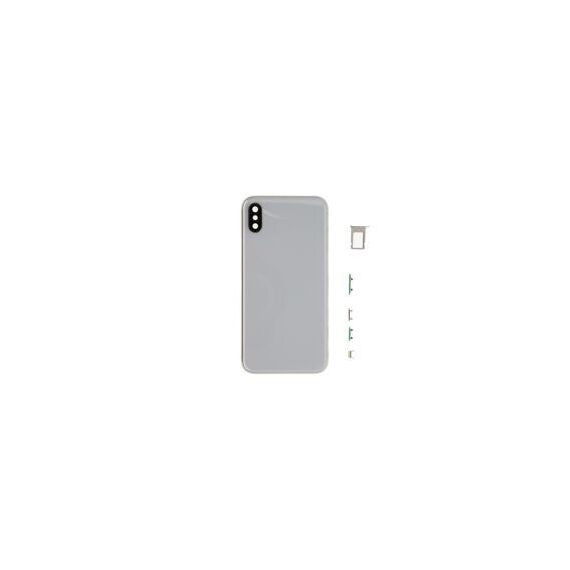 For iPhone/iPad (APX0024S) Rear Cover - Silver, for model iPhone X (excl. Logo) - Smartphone Covers & Frames - Smartphone - Techbox