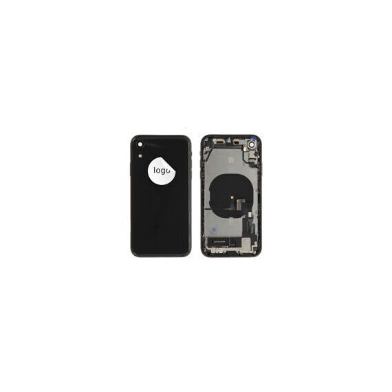 For iPhone/iPad (APXR0024BPSP) Rear Cover (Pulled A) incl. small parts - Black, For iPhone XR - Smartphone Covers & Frames - Smartphone - Techbox