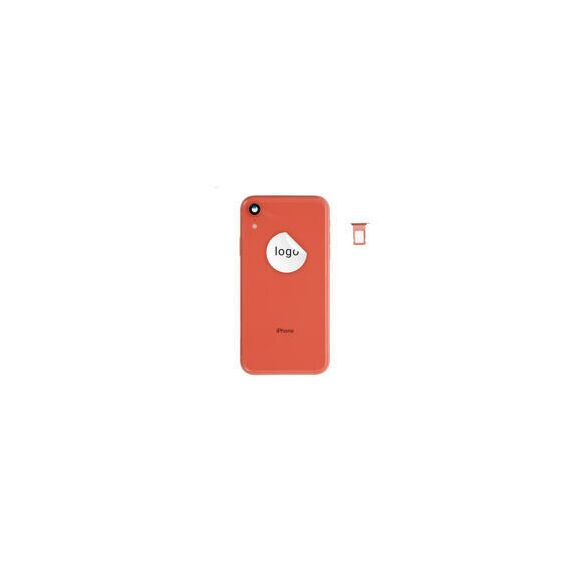 For iPhone/iPad (APXR0024PIPSP) Rear Cover (Pulled A) incl. small parts - Coral, For iPhone XR | Techbox