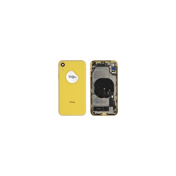 For iPhone/iPad (APXR0024YPSP-C) Rear Cover (Pulled C) incl. small parts - Yellow, For iPhone XR - Smartphone Covers & Frames - Smartphone - Techbox