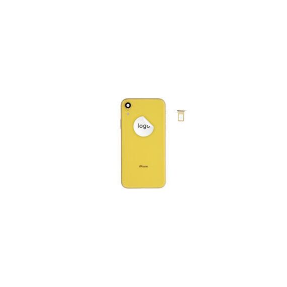 For iPhone/iPad (APXR0024YPSP-C) Rear Cover (Pulled C) incl. small parts - Yellow, For iPhone XR - Smartphone Covers & Frames - Smartphone - Techbox