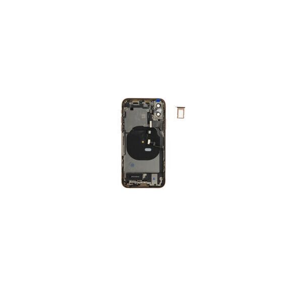 For iPhone/iPad (APXS0024GOPSP-B) Rear Cover (Pulled B) incl. small parts - Gold, For iPhone XS - Smartphone Covers & Frames - Smartphone - Techbox