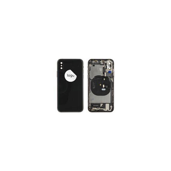 For iPhone/iPad (APXS0024GRPSP-C) Rear Cover (Pulled C) incl. small parts - Space Grey, For iPhone XS - Smartphone Covers & Frames - Smartphone - Techbox
